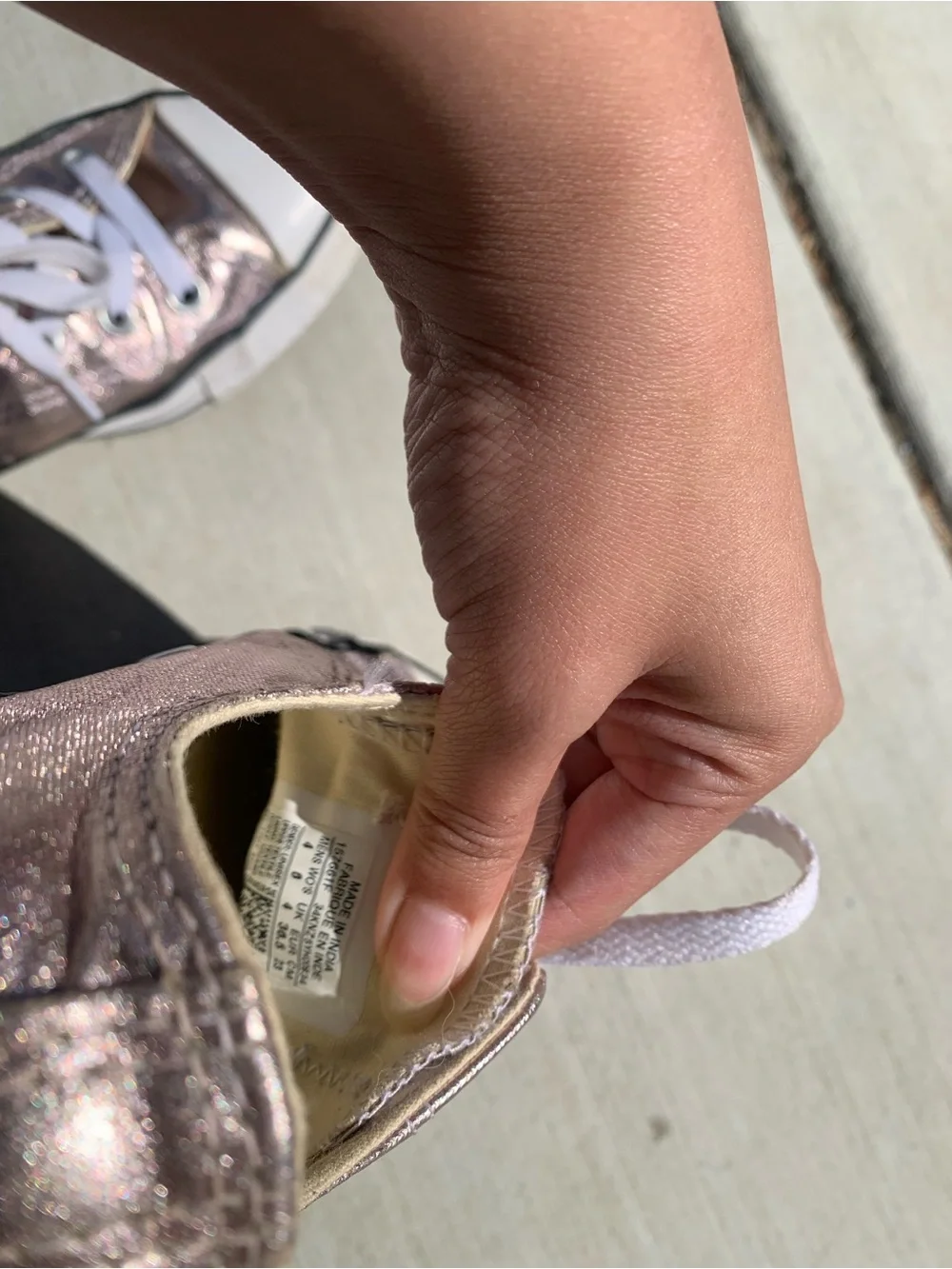 Converse Shiny Pink Sneakers